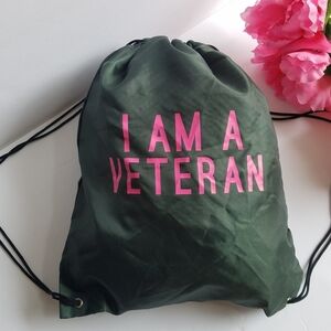 "I AM A VETERAN" Drawistring Bag